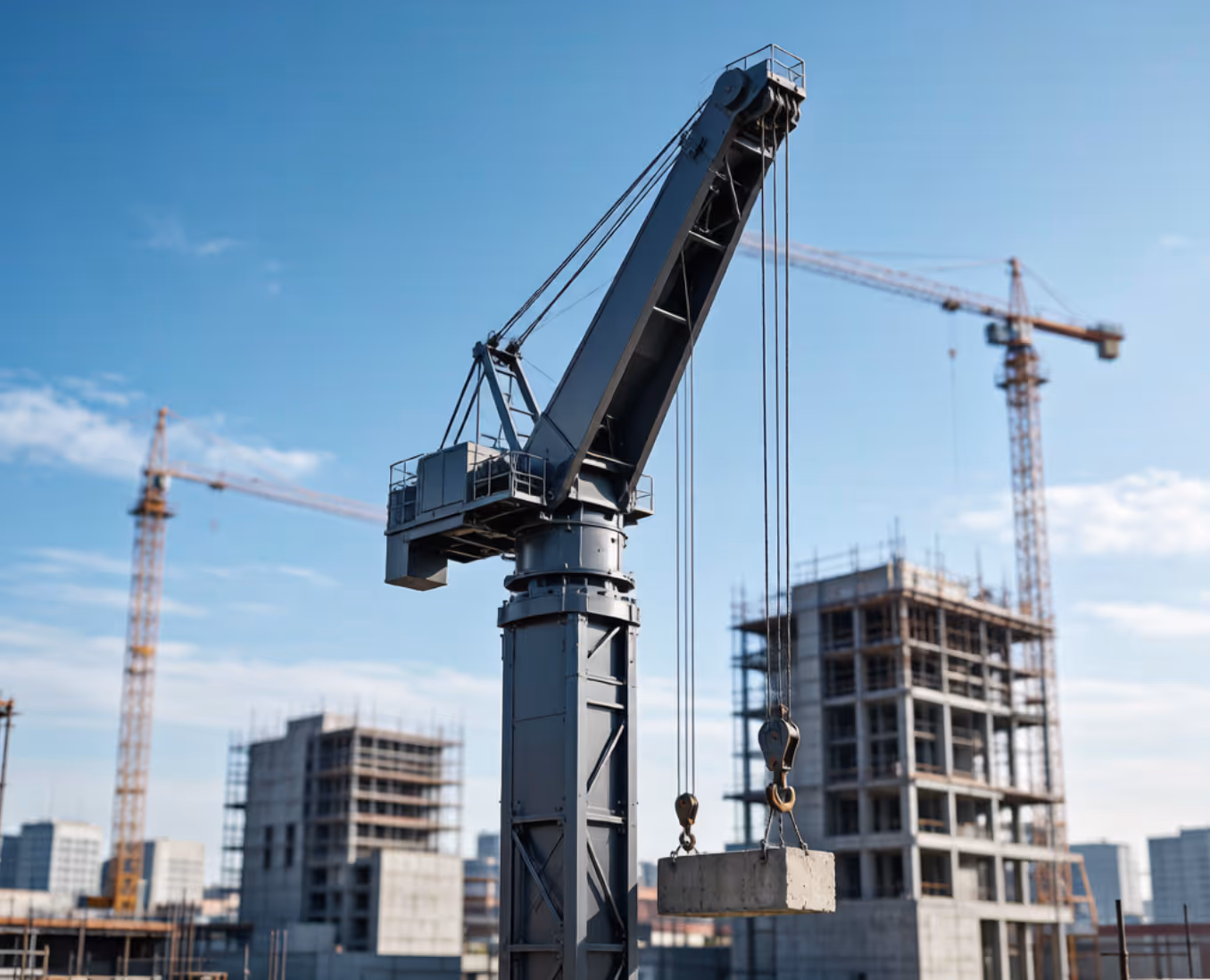 Luffing Tower Crane: The Agile Giant for Tight City Spaces-NJHH